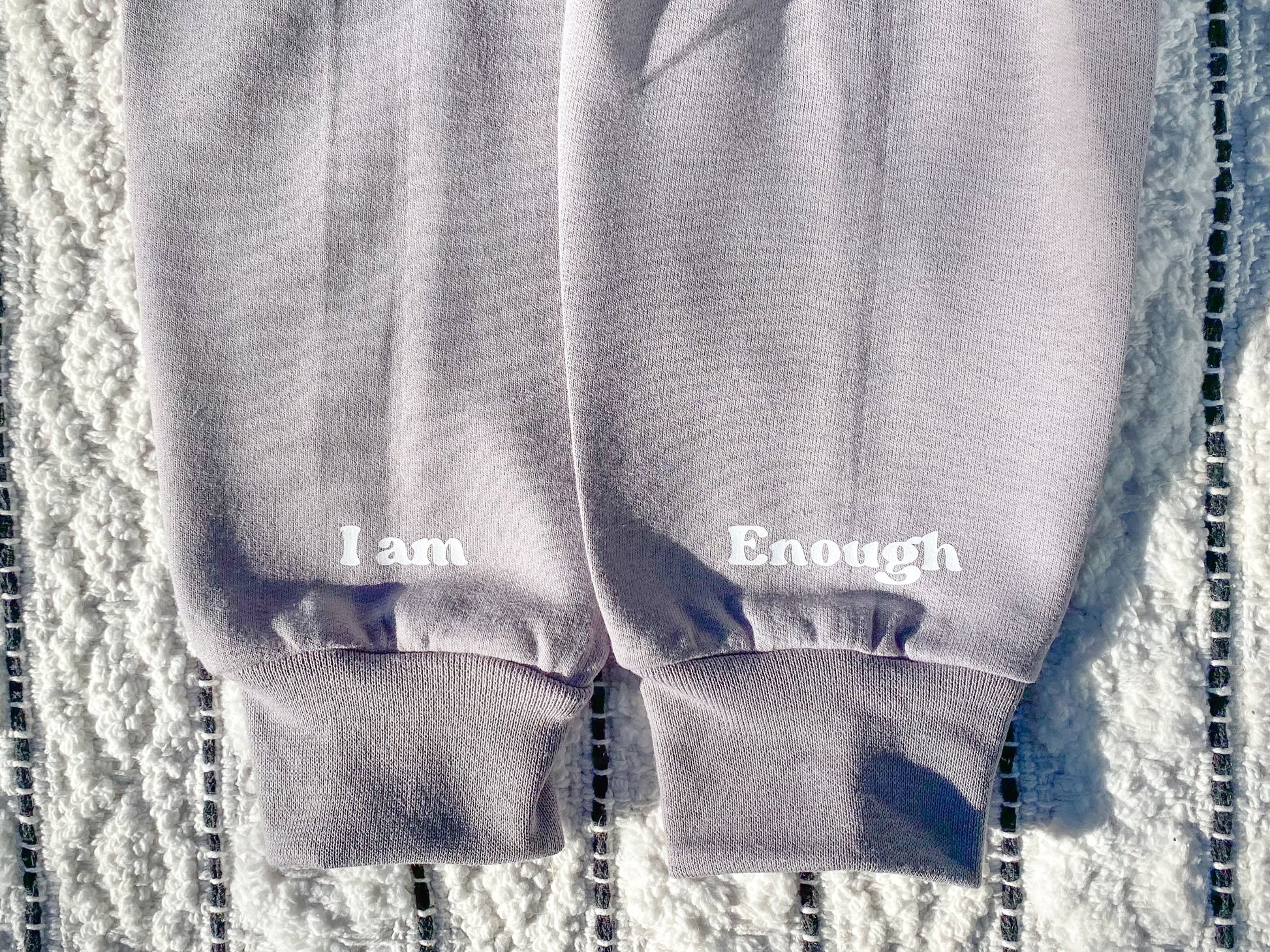 I am Enough positive affirmation sweatshirt, positive affirmation apparel, mental health awareness apparel, mental health sweatshirt, positive affirmations products