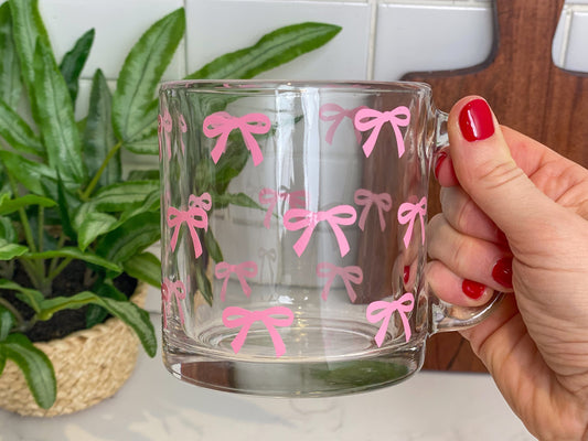 Dishwasher Safe Tiny Bow Mug