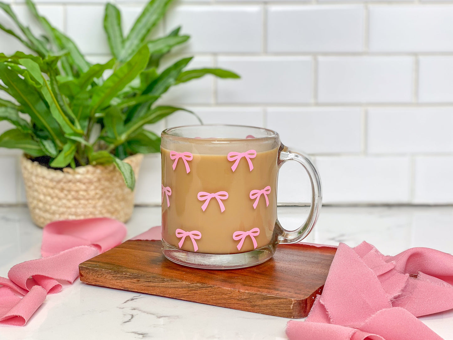 Dishwasher Safe Tiny Bow Mug