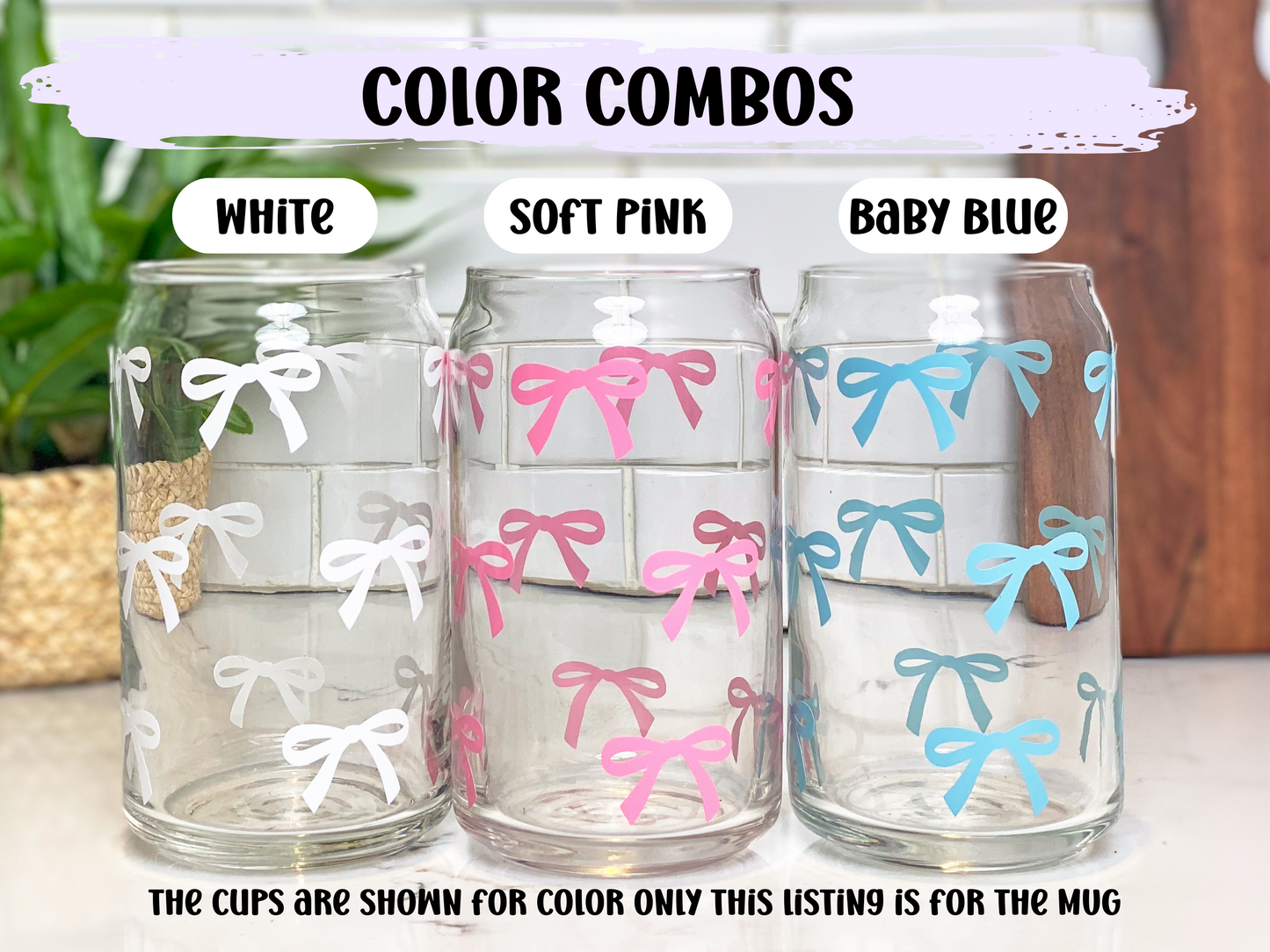 Dishwasher Safe Tiny Bow Mug