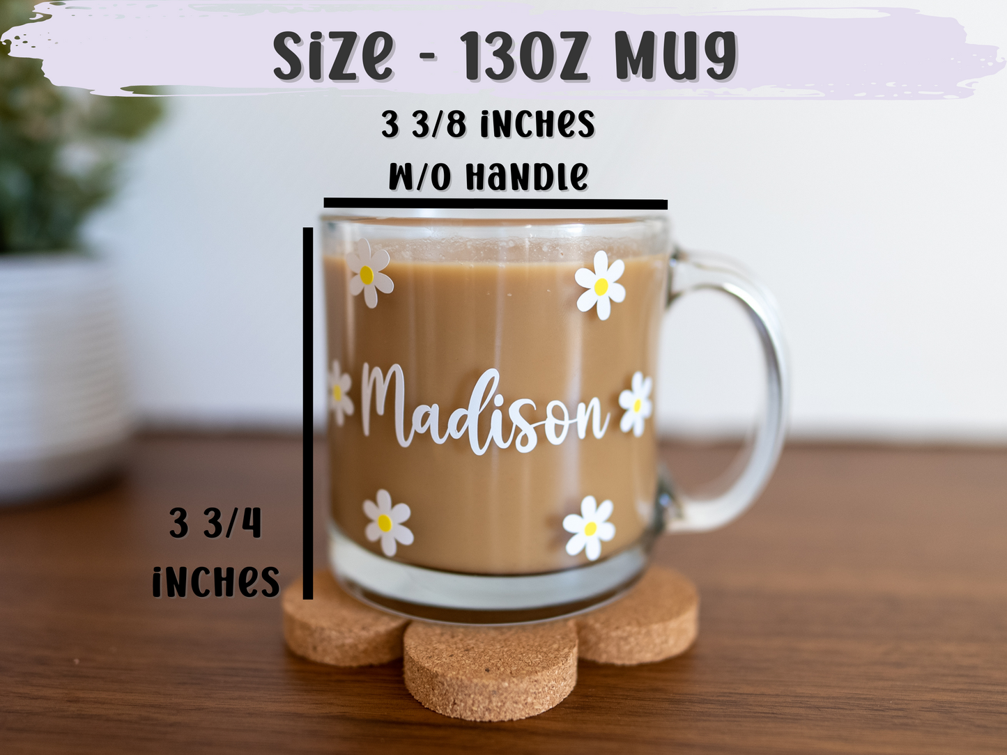 Cute Daisy Personalized Mug