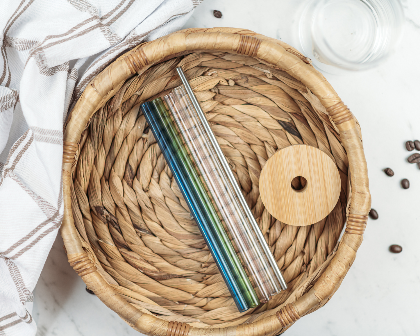 Lid and Straw for Beer Can Glass Cup, Glassware Accessories
