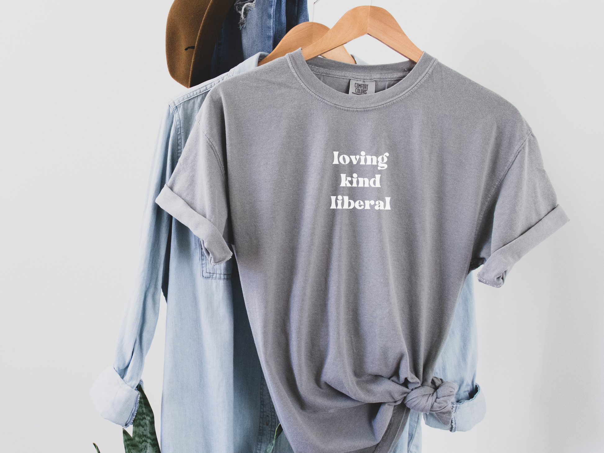 grey shirt, loving, kind, liberal shirt, mental health shirt, personality trait custom shirt, empowered shirt, inspiring shirt