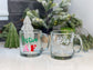 Festive AF Christmas Mug, 13oz Clear Glass Mug, Fun Coffee Lover Gift