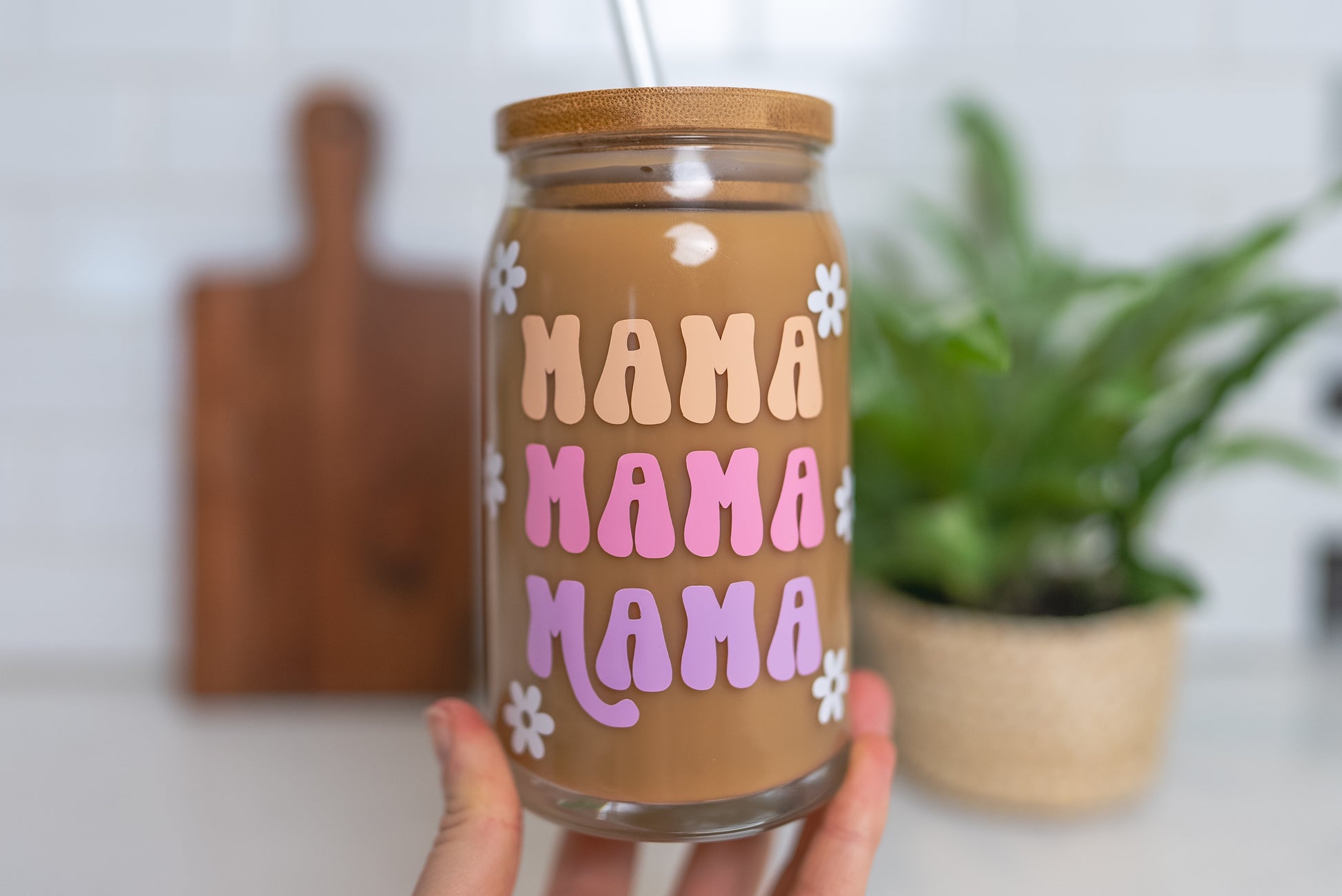 Mama Mode Glass Cup