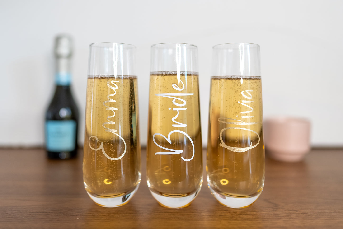 Personalized Champagne Flute with Name