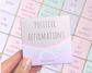 Positive Affirmation Cards