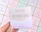 Positive Affirmation Box