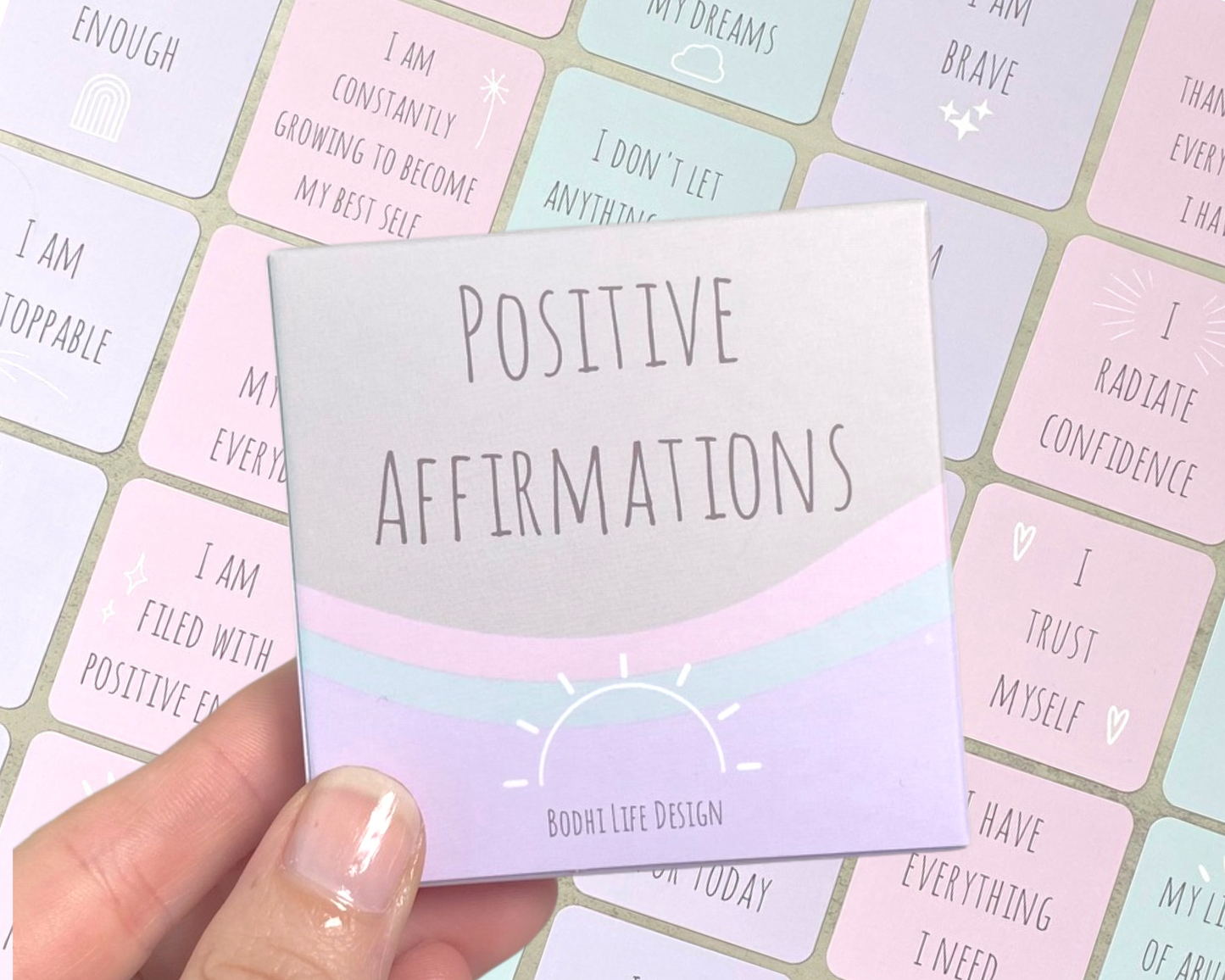 Positive Affirmation Box with Cup
