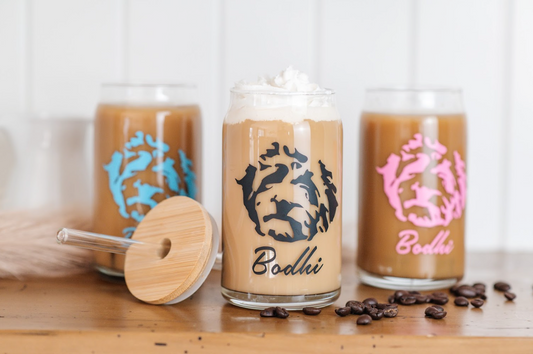 Daily Reminders - Personalized Custom Glass Cup, Iced Coffee Cup - Bir -  Pawfect House ™